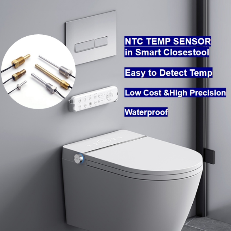 NTC termisztor hőmérsékleti érzékelő érzékelő intelligens legközelebbi WC -ülésen